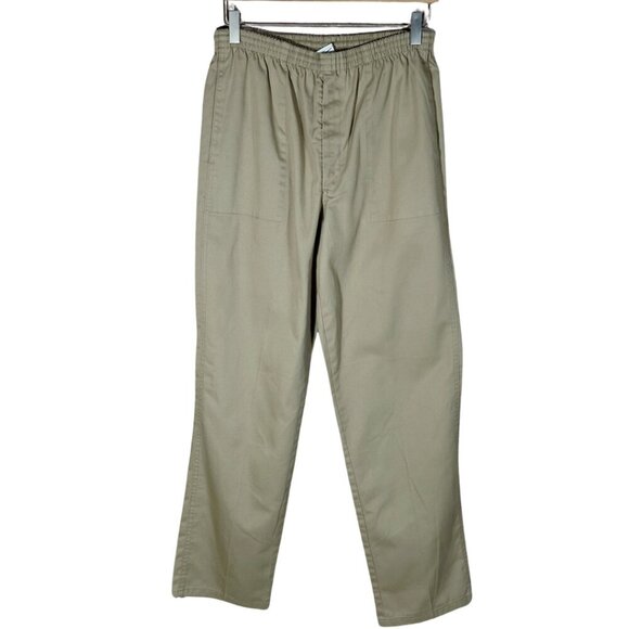 Vintage Levi's Men's Khaki Drawstring Straight Leg Pants Size M - Picture 1 of 7